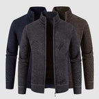 R&B | Herren geometrisches Strick-Cardigan-Jacke