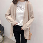 Damen Strickjacke mit knöpfbarem Design R&B