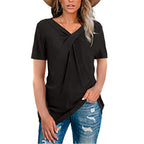 Damen Wickeloberteil mit innovativem Schnitt und lässigem Design R&B