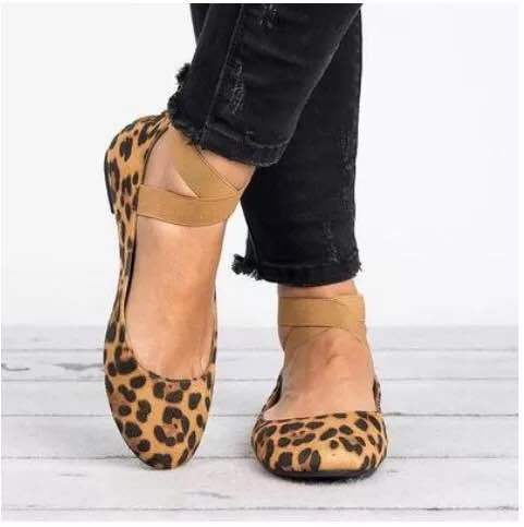 Damen Schicke Ballerinas mit elastischem Kreuzriemen und weichem Obermaterial R&B