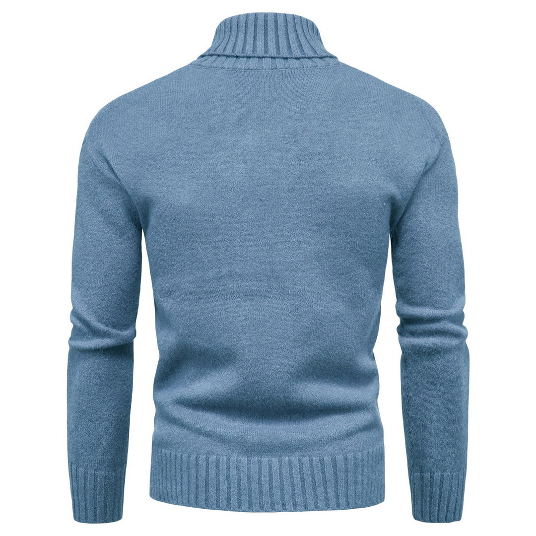 Damen Hochwertiger Rollkragenpullover mit luxuriösem Strickmuster R&B