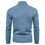 Damen Hochwertiger Rollkragenpullover mit luxuriösem Strickmuster R&B