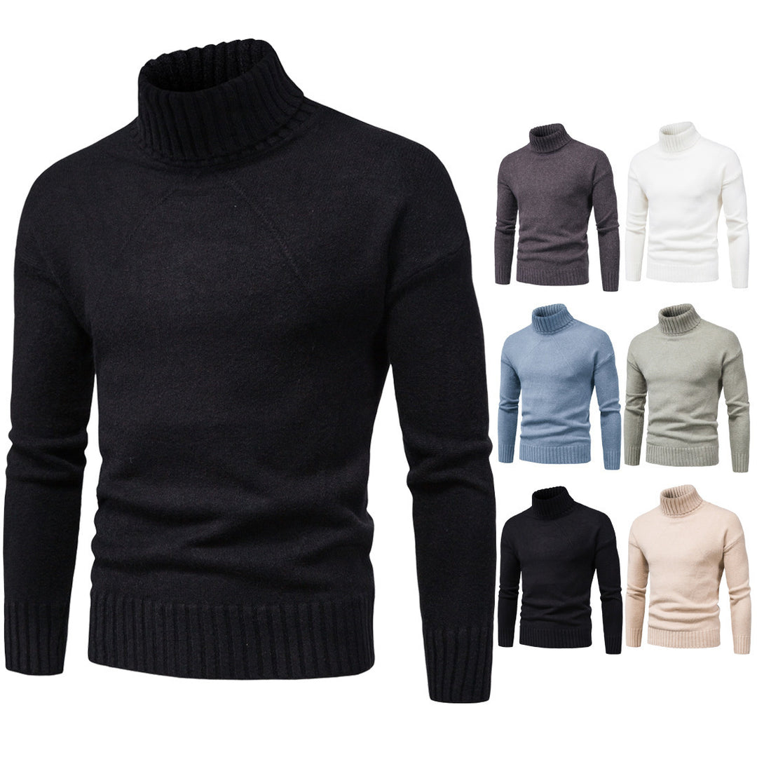 Damen Hochwertiger Rollkragenpullover mit luxuriösem Strickmuster R&B