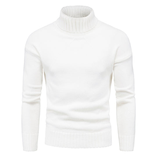 Damen Hochwertiger Rollkragenpullover mit luxuriösem Strickmuster R&B