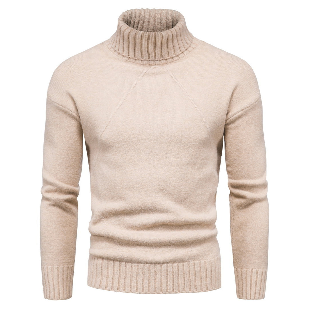 Damen Hochwertiger Rollkragenpullover mit luxuriösem Strickmuster R&B