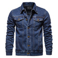 Herren Jeansjacke mit klassischen Details und robustem Design