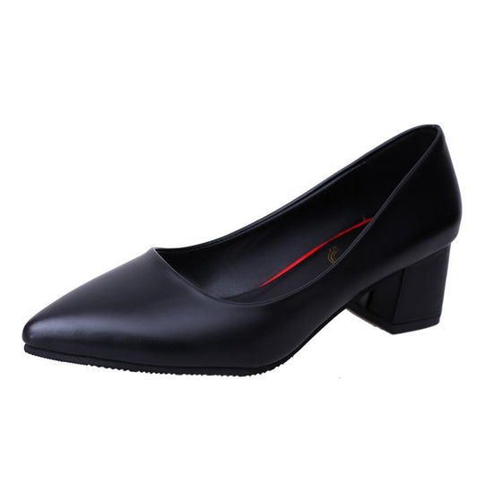 Damen elegante Spitzen-Pumps mit blockiertem Absatz R&B