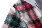 Damen Flanellhemdjacke mit Kapuze und Karomuster