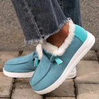 Damen Hausschuhe mit kuscheligem Futter und rutschfester Sohle R&B