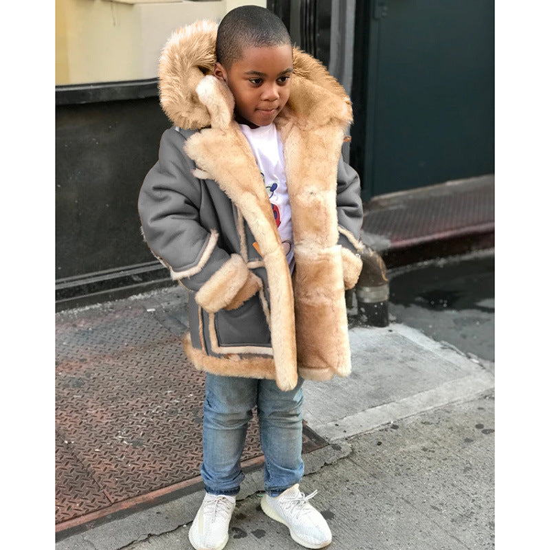 Damen Lammfelljacke mit abnehmbarem Kunstfellkragen und hohem Komfort R&B
