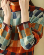 R&B | Kaschmere Luxe Patchwork Rollkragenpullover