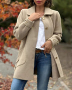 R&B | elegante Jacke mit stilvollem seitlichem Knotendetail