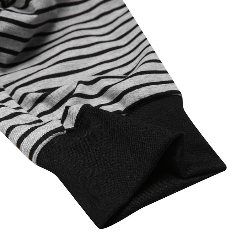 Herren Langarm Schlafanzugset mit komfortablem Knopfdesign R&B