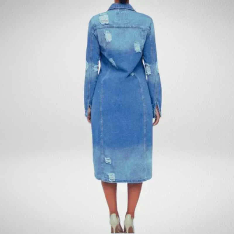 R&B | Damen Baumwoll-Trenchcoat