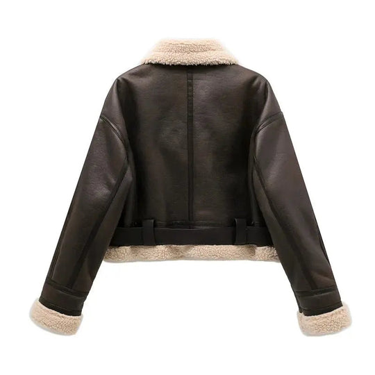 R&B | Plüschgefütterte Damenjacke