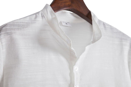 Herren Kurzarmhemd mit innovativem Henley-Ausschnitt und atmungsaktiver Struktur R&B