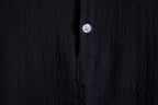 Herren Kurzarmhemd mit strukturiertem Henley-Ausschnitt