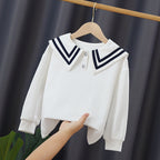 Mädchen Segelkragen Sweatshirt R&B