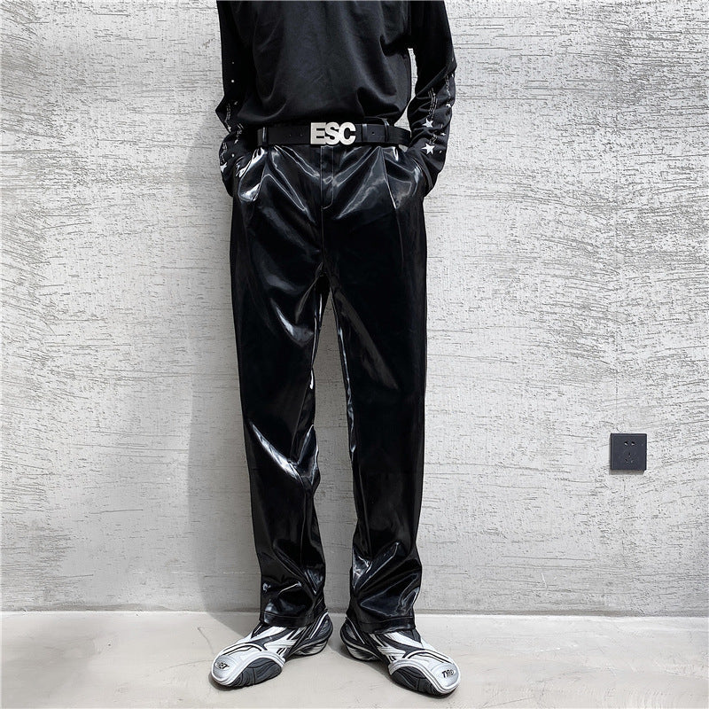 Herren Hochwertige und stylische Lackhose R&B