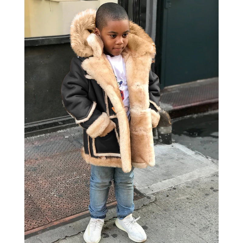 Damen Lammfelljacke mit abnehmbarem Kunstfellkragen und hohem Komfort R&B