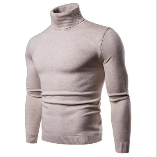 Herren Rollkragenpullover aus feinem Strick R&B