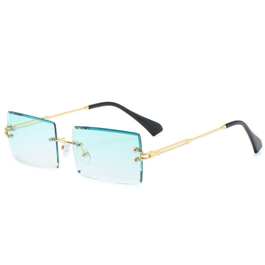 Heidi-Mode | Modische Rechteckige Sonnenbrille Im Retro Stil