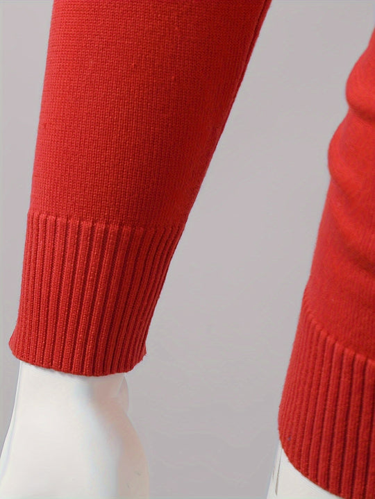 R&B | Weihnachtsstrickjacke mit Rentiermotiv Baumwolle Festlich