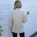 Damen Hemdbluse mit Knoten-Detail und Knopfleiste R&B