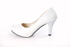 Damen nan elegante Brautpumps mit abgerundeter Vorderkappe, gepolstertem Komfortfußbett und schlankem Kegelabsatz R&B