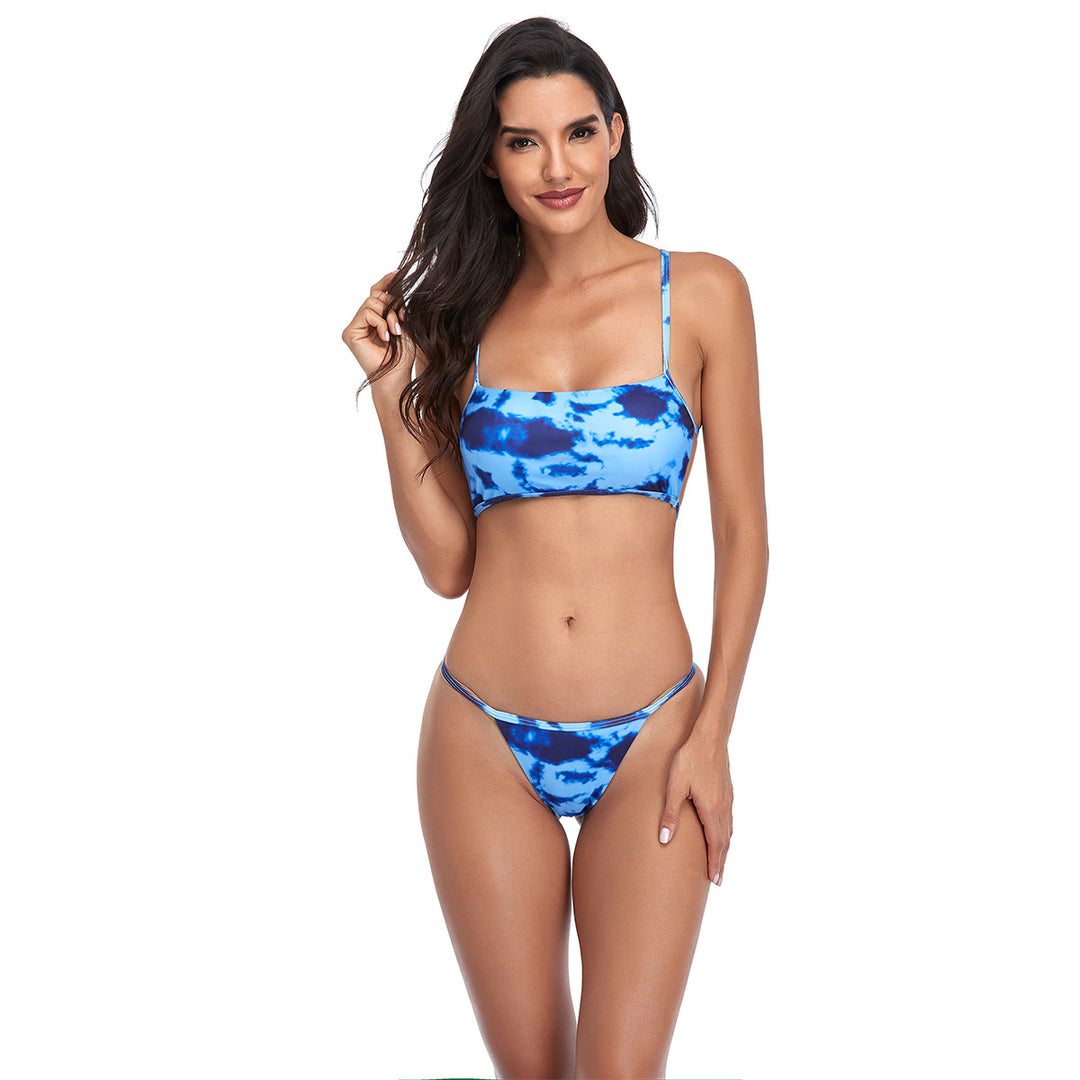Damen Bikini-Set mit trendigem Cropped-Oberteil und minimalistischem Slip R&B