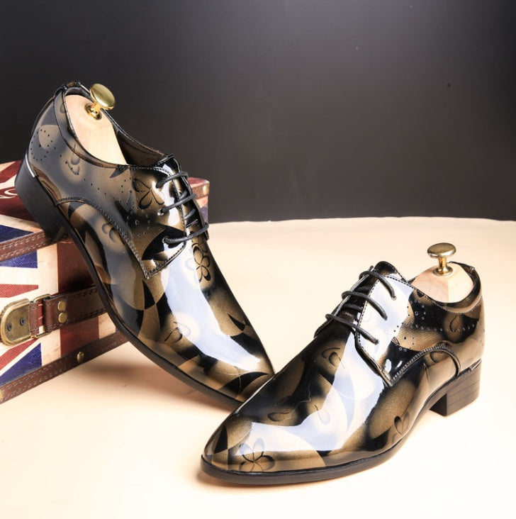 R&B | Große Herren Business Freizeitschuhe Aus Glanzleder