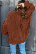 R&B | Lockere Hemd Aus Cord Polyester Stilvoll und Bequem