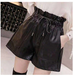 Damen Elegante Shorts mit weitem Gummibund und praktischen Taschen R&B