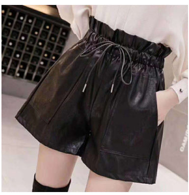 Damen Elegante Shorts mit weitem Gummibund und praktischen Taschen R&B