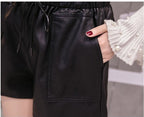 Damen Elegante Shorts mit weitem Gummibund und praktischen Taschen R&B