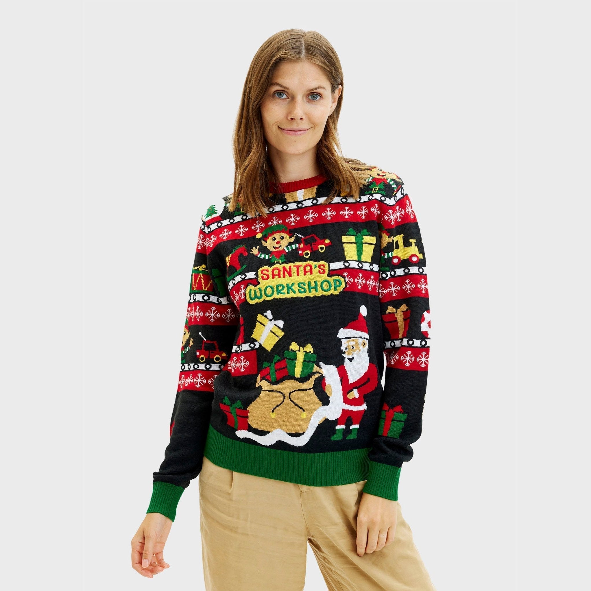 R&B | Santa's Workshop Weihnachts-Pullover Damen