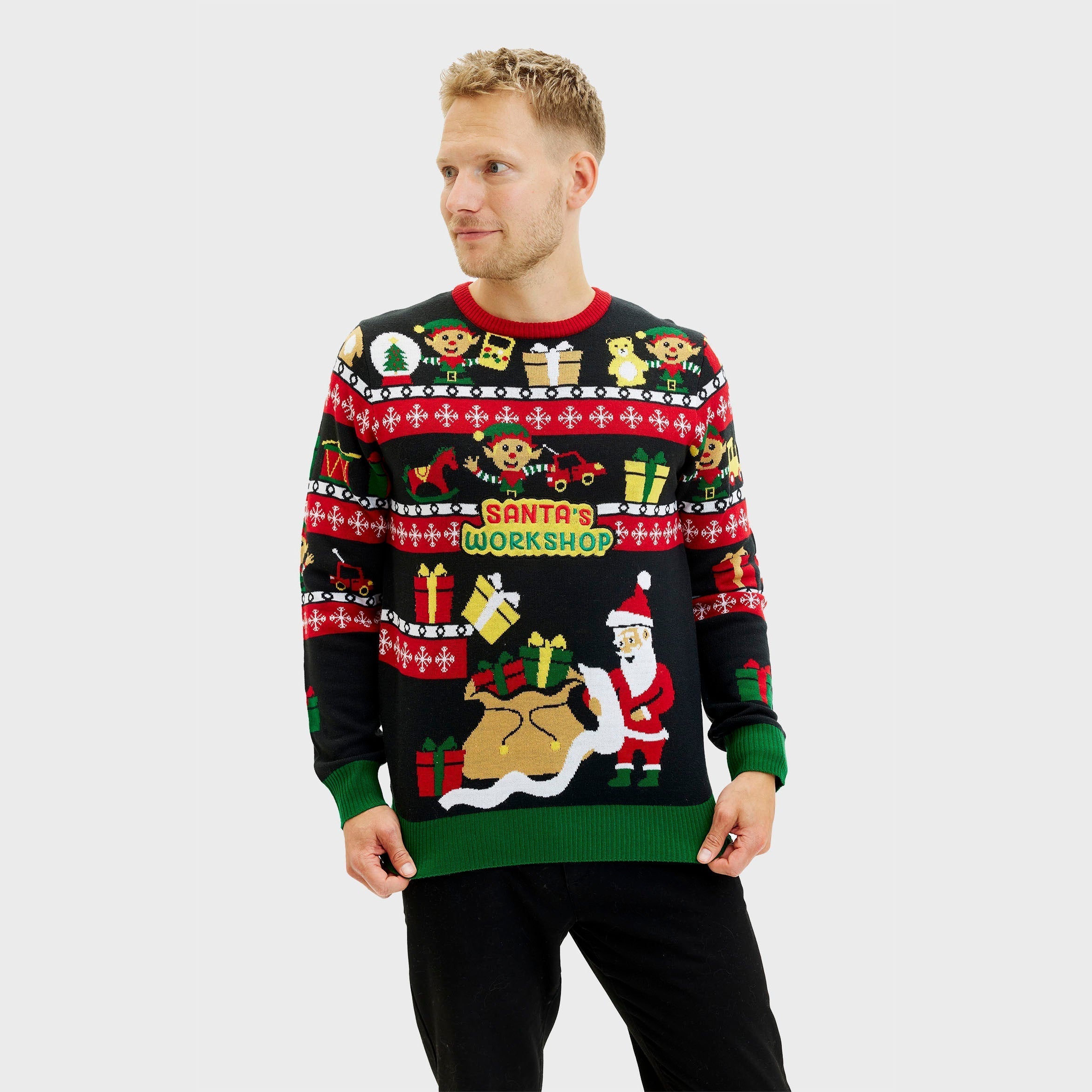 R&B | Santa’s Workshop Pullover Herren