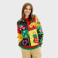 R&B | Der Patchwork Weihnachtspullover Frauen