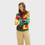 R&B | Der Patchwork Weihnachtspullover Frauen