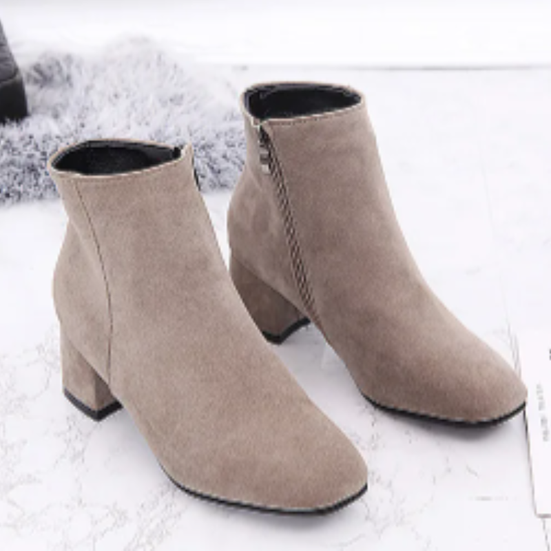 R&B | Moderne Wild Ankle Boots mit Bequemem Absatz Damen Ankle Boots