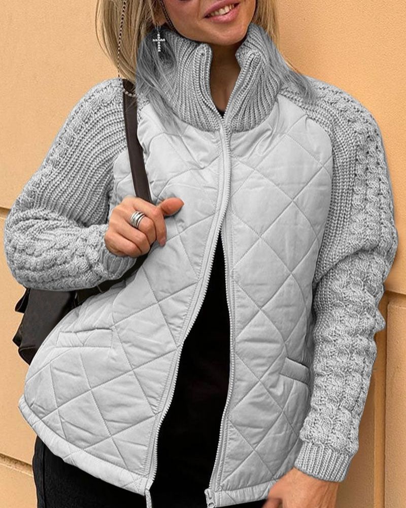 R&B | Freizeit Strickjacke mit Reißverschluss