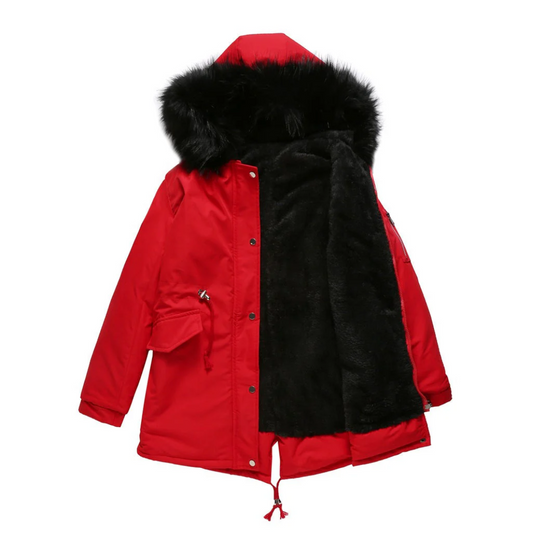 R&B | Winter Parka Jacke Niederknöpfen