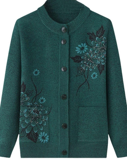 R&B | Floral Charm Strickjacke