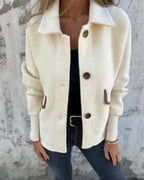 R&B | Lässige Revers Einreiher Jacke