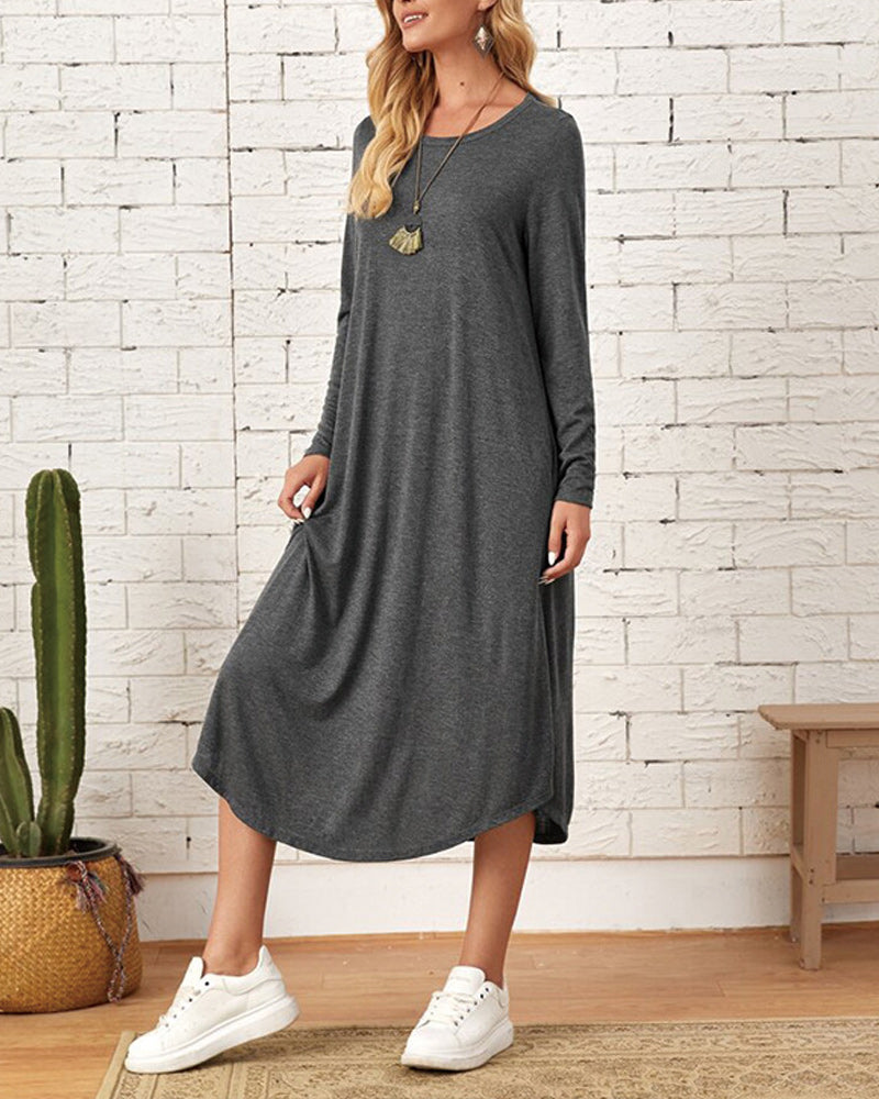 R&B | Lockeres Kleid mit Taschen