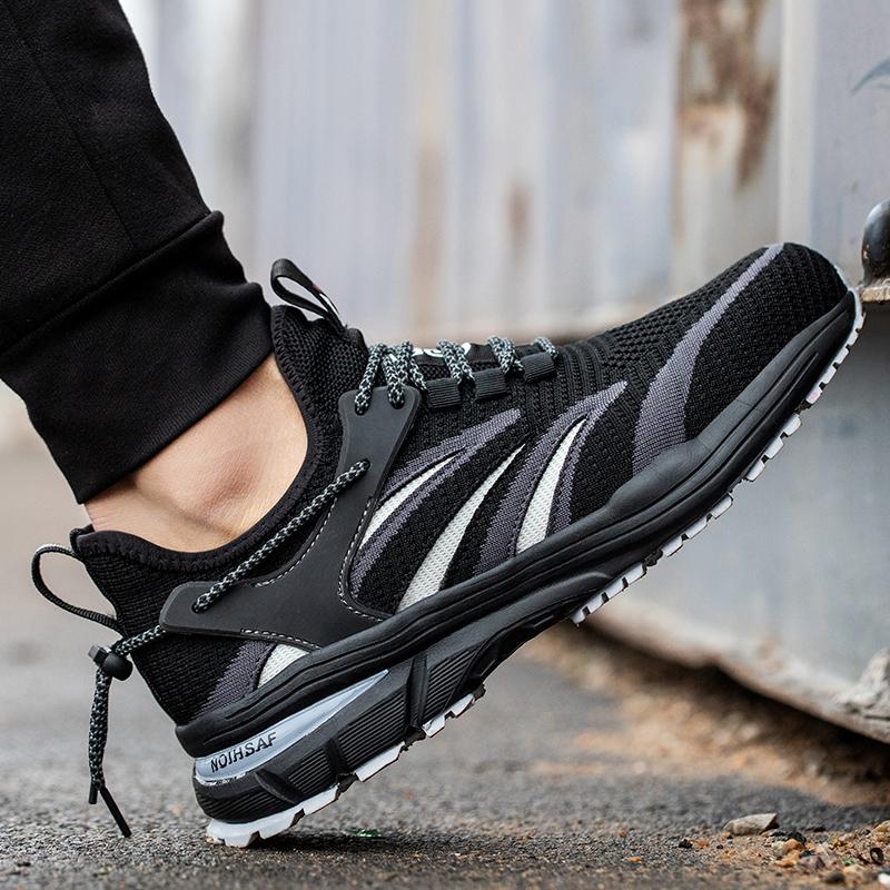 S1P Superleichte atmungsaktive rutschfeste Schutzschuhe Arbeitsschuhe R&B