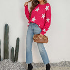 R&B | Strickpullover mit Sternenmuster Acryl Modern und Bequem