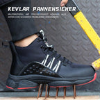 Männer Arbeit Sicherheit Schuhe Bau Anti-smash Punktion-Proof Unzerstörbar Boot R&B
