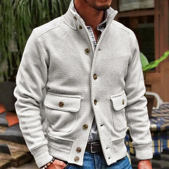 R&B | Modische Jacke mit Hohem Kragen