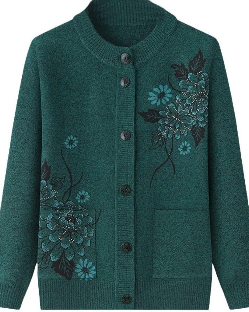 R&B | Floral Charm Strickjacke